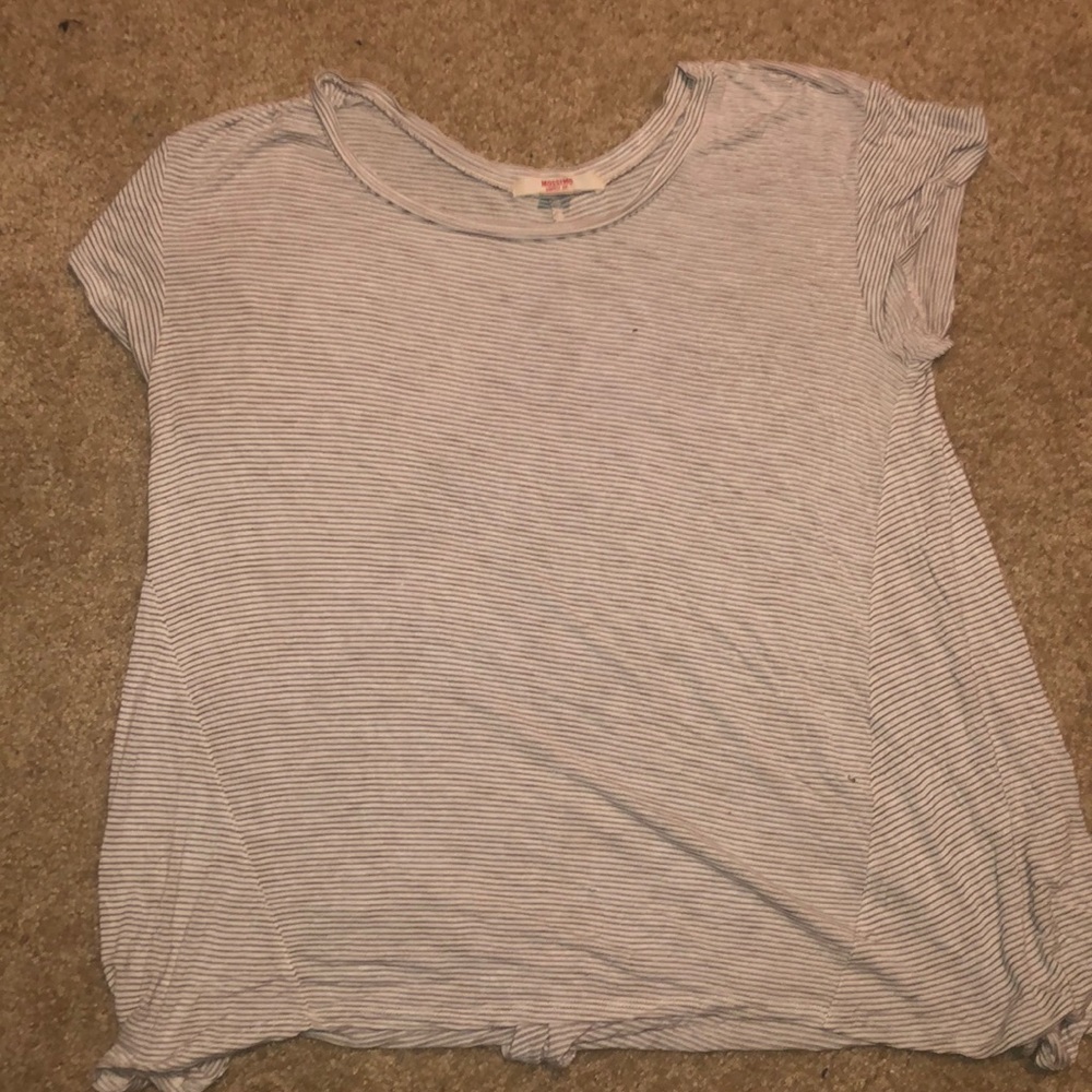 STRIPED COTTON TSHIRT